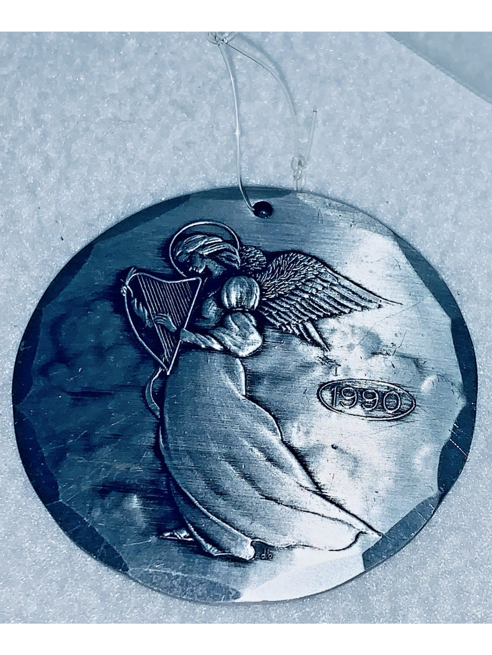 Vtg Wendell August Forge Angel Handmade Grove City PA USA Made Ornament 1990